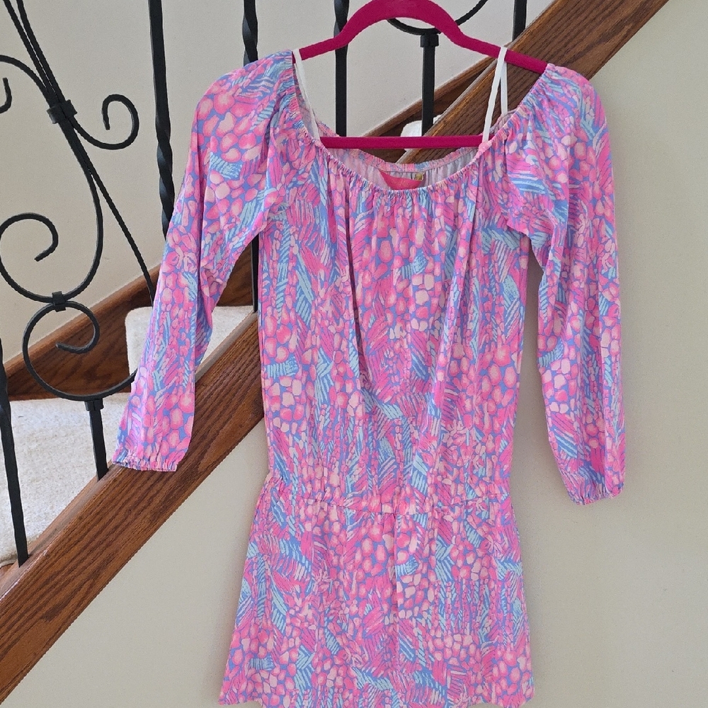 Lilly Pulitzer Pink and Blue Casual Dress